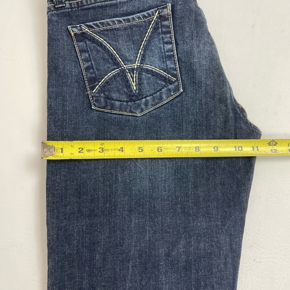 Kut from the Kloth Catherine Boyfriend Dark Wash Straight Leg Jeans Size 8 - Picture 6 of 13